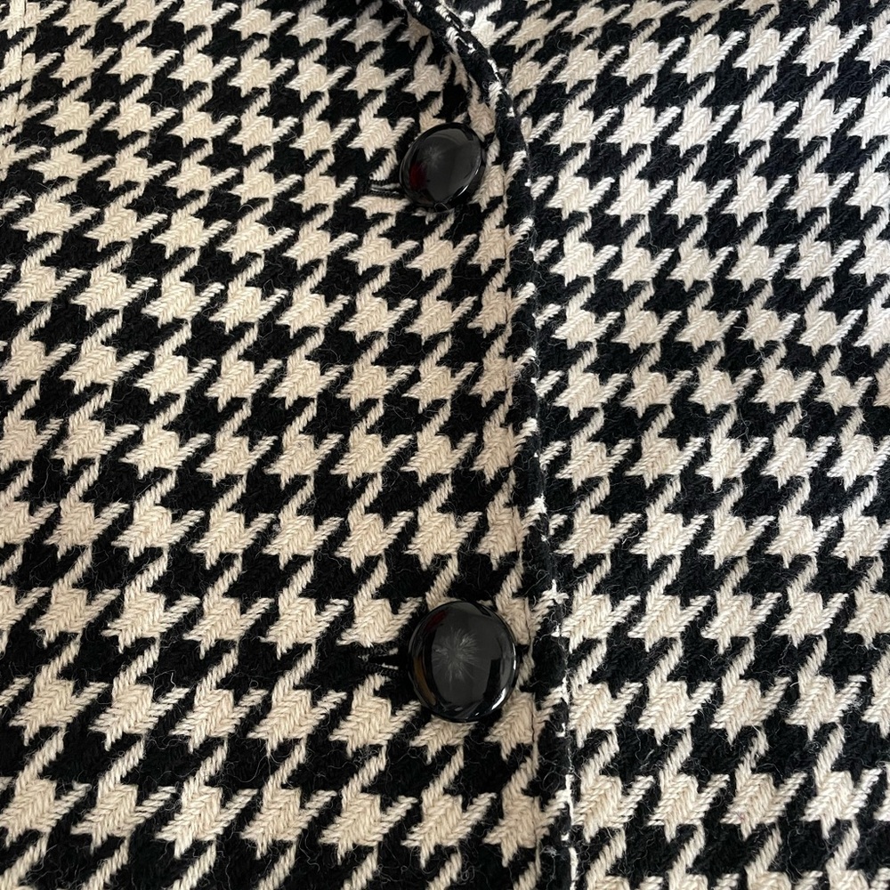 JM Collection Houndstooth Coat - Picture 3 of 9